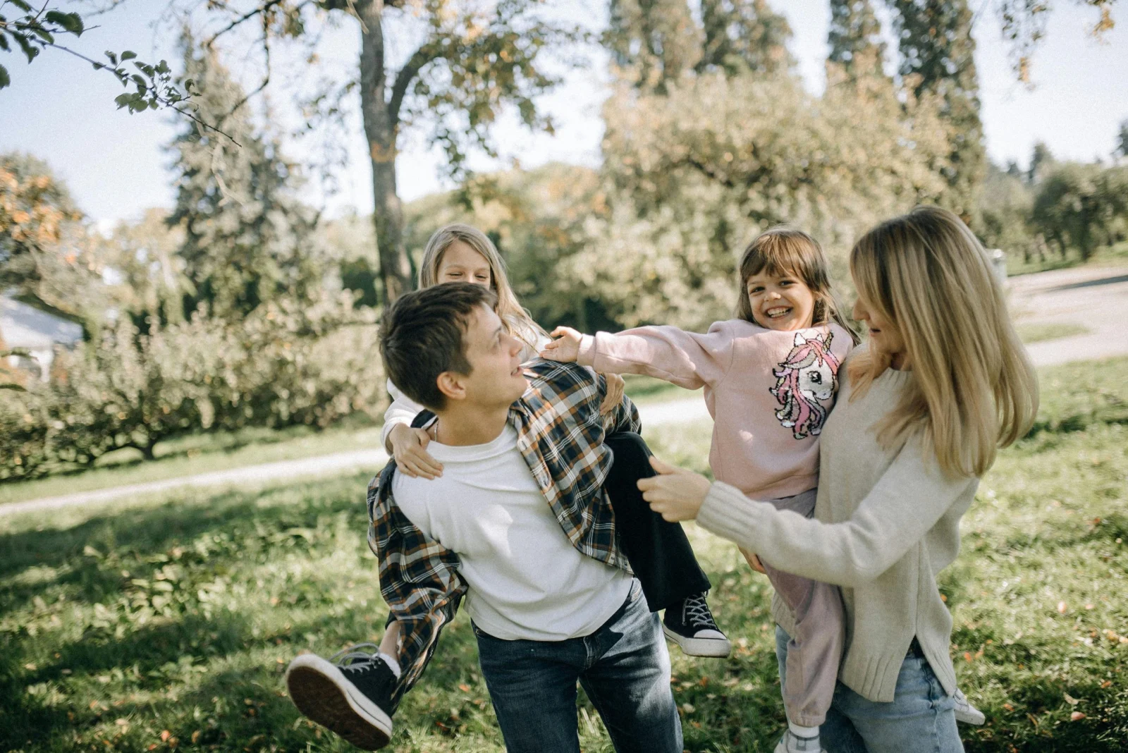 A local Brewton family enjoying time together outdoors